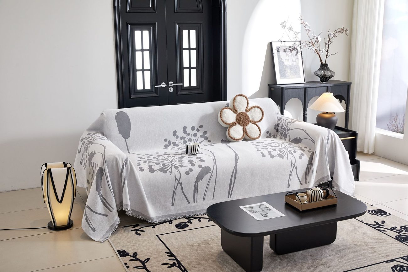 Layering Throws and Pillows Without Buying New